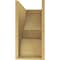 Ekena Millwork 10"W x 20"D x 20"H Classic Ridgewood Rough Cedar Woodgrain TimberThane Corbel, Primed Tan CORUR10X20X20RIDRCPR - alternate 5